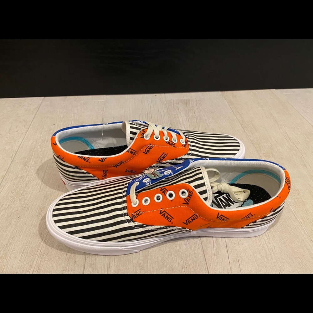 VANS ERA COMFYCUSH Pinned LAPIS NiB NEW MENS SIZE 11 WOMENS 12.5 PINSTRIPE SHOES - Picture 4 of 6